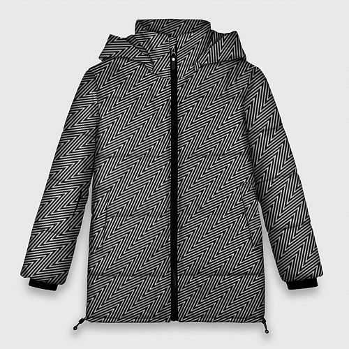 Женская зимняя куртка Зиг-заг Классика / 3D-Красный – фото 1