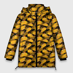 Куртка зимняя женская Тако Tacos, цвет: 3D-красный