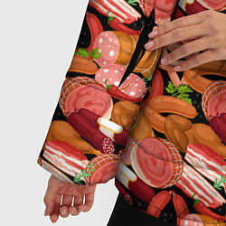 Куртка зимняя женская Мясные Продукты, цвет: 3D-красный — фото 2