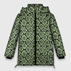 Куртка зимняя женская Змеиная Шкура Snake, цвет: 3D-светло-серый