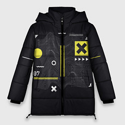 Куртка зимняя женская Cyberworld кибермир, цвет: 3D-черный