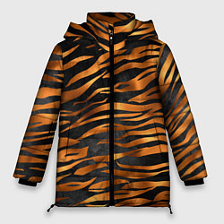 Куртка зимняя женская В шкуре тигра, цвет: 3D-светло-серый