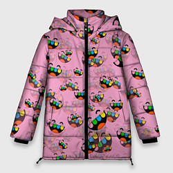 Женская зимняя куртка Toca Boca logo pink Тока Бока