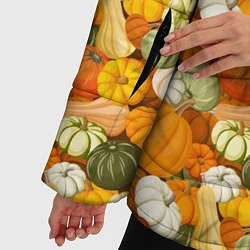 Куртка зимняя женская Тыквы Pumpkin, цвет: 3D-светло-серый — фото 2