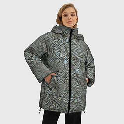 Куртка зимняя женская Коллекция Journey Лабиринт 575-1, цвет: 3D-светло-серый — фото 2
