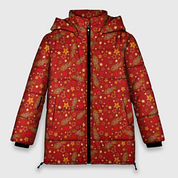 Куртка зимняя женская Праздник 23 Февраля и День Победы 9 Мая, цвет: 3D-светло-серый