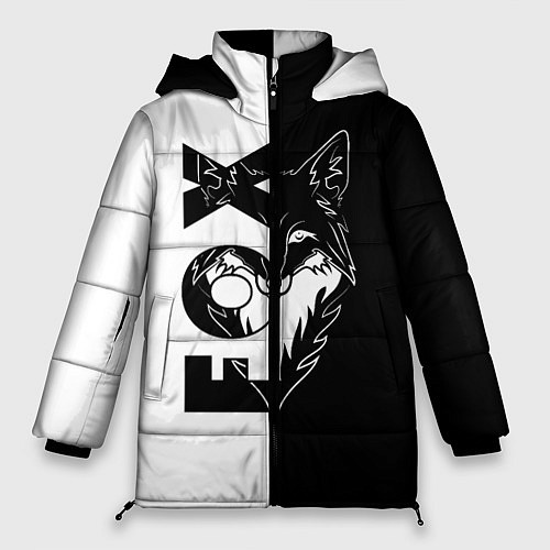 Женская зимняя куртка FOX Лис / 3D-Светло-серый – фото 1