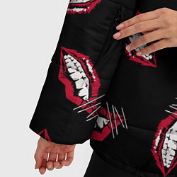 Куртка зимняя женская MANESKIN LEAP МАНЕСКИН ГУБЫ, цвет: 3D-красный — фото 2