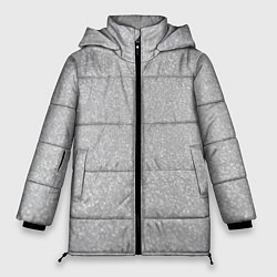 Куртка зимняя женская Текстура снега, цвет: 3D-красный