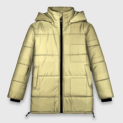 Куртка зимняя женская Золотые квадраты, цвет: 3D-светло-серый