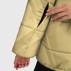 Куртка зимняя женская Золотая абстракция, цвет: 3D-светло-серый — фото 2