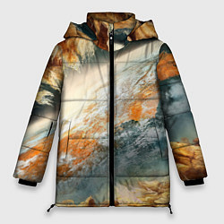 Куртка зимняя женская Песчаный Космос, цвет: 3D-красный