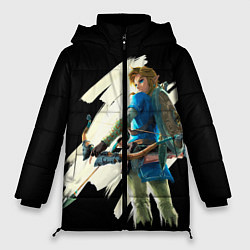 Куртка зимняя женская Линк с луком, цвет: 3D-черный