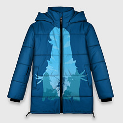 Куртка зимняя женская Шень Хе Genshin Impact, цвет: 3D-черный