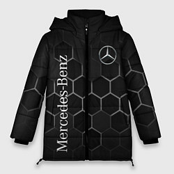Женская зимняя куртка Mercedes-Benz black соты