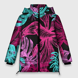 Куртка зимняя женская Папоротниковый неон, цвет: 3D-черный