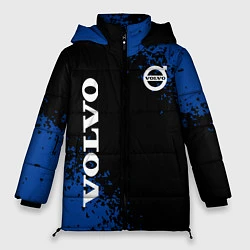 Куртка зимняя женская Volvo брызги, цвет: 3D-черный