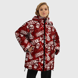 Куртка зимняя женская Хард Рок HARD-ROCK, цвет: 3D-красный — фото 2