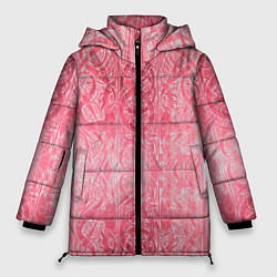 Куртка зимняя женская Скандинавские узорыДраконы, цвет: 3D-красный