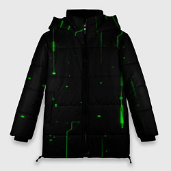 Куртка зимняя женская Neon Green Light, цвет: 3D-красный