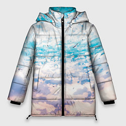 Куртка зимняя женская Небо-арт, цвет: 3D-черный