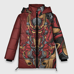 Куртка зимняя женская Красный робот, цвет: 3D-светло-серый