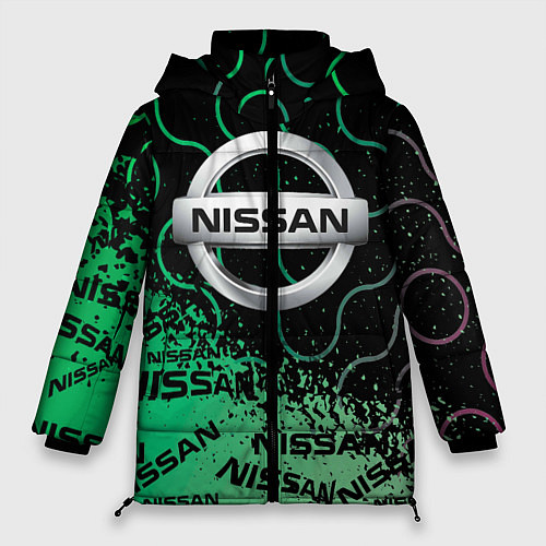 Женская зимняя куртка NISSAN Супер класса / 3D-Светло-серый – фото 1