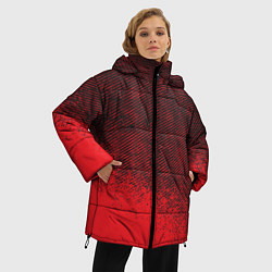 Куртка зимняя женская RED GRUNGE SPORT GRUNGE, цвет: 3D-красный — фото 2