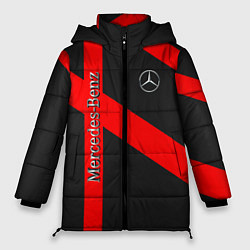 Куртка зимняя женская Mercedes мерседес amg, цвет: 3D-красный