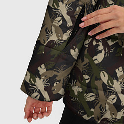 Куртка зимняя женская Раки камуфляж, цвет: 3D-светло-серый — фото 2