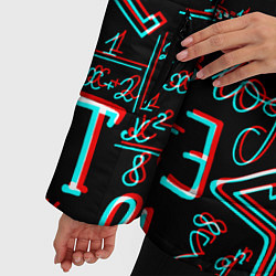 Куртка зимняя женская ФОРМУЛЫ ГЛИТЧ GLITCH, цвет: 3D-черный — фото 2