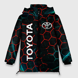 Женская зимняя куртка Toyota соты
