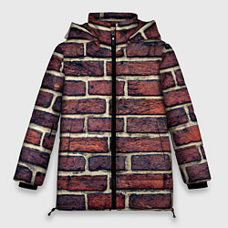 Куртка зимняя женская Brick Wall, цвет: 3D-красный
