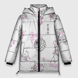 Куртка зимняя женская Эго, цвет: 3D-светло-серый