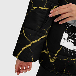 Куртка зимняя женская FIVE NIGHTS AT FREDDYS - ЧИКА Краска, цвет: 3D-черный — фото 2