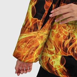 Куртка зимняя женская Огонь Стихия, цвет: 3D-красный — фото 2