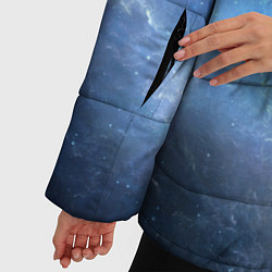 Куртка зимняя женская Манящий космос, цвет: 3D-красный — фото 2