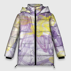Куртка зимняя женская Розы Дополнение Коллекция Get inspired! 788-r1, цвет: 3D-черный