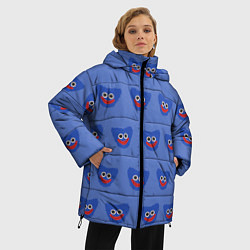 Куртка зимняя женская Хаги ваги обои прямо на тебе, цвет: 3D-красный — фото 2