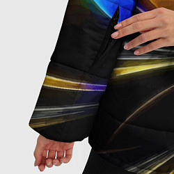 Куртка зимняя женская Neon vanguard pattern Fashion 2023, цвет: 3D-красный — фото 2