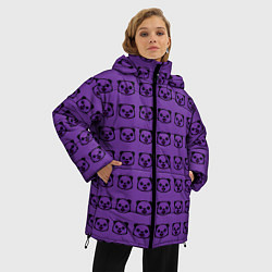 Куртка зимняя женская Purple Panda, цвет: 3D-черный — фото 2
