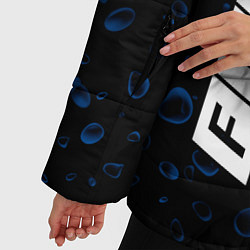 Куртка зимняя женская ФИАТ Капли Дождя, цвет: 3D-черный — фото 2