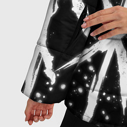 Куртка зимняя женская КЛЕЙМО ЖЕРТВЫ - БЕРСЕРК, цвет: 3D-светло-серый — фото 2