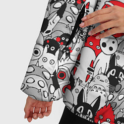 Куртка зимняя женская Studio Ghibli Stars, цвет: 3D-красный — фото 2