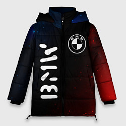 Куртка зимняя женская BMW BMW Звезды, цвет: 3D-черный