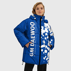 Куртка зимняя женская DAEWOO GM Брызги По вертикали, цвет: 3D-черный — фото 2