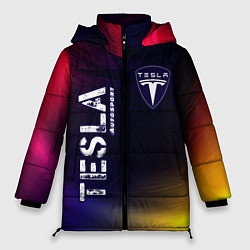 Женская зимняя куртка ТЕСЛА Tesla Autosport Звезды