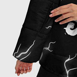 Куртка зимняя женская SUZUKI Suzuki Autosport Молнии, цвет: 3D-черный — фото 2