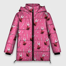 Куртка зимняя женская Хорнет, шёлк, игла Hollow Knight, цвет: 3D-светло-серый