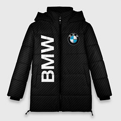 Куртка зимняя женская Bmw КОРБОНОВЫЕ ПОЛОСЫ, цвет: 3D-светло-серый